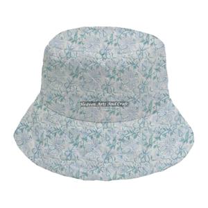 Chapeau Bob en Coton Imprimé à la Main Confortable et Élégant, Chapeau de Pêcheur Matelassé Personnalisé Tendance et Chaud - Product Image 3