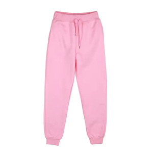 Pantalon de survêtement en coton personnalisé pour homme, basique, avec cordon de serrage, pour la gym et l'entraînement, épais, vente en gros, OEM, vêtements de sport - Product Image 2