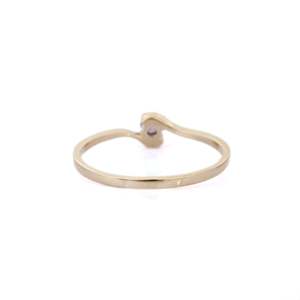 14K Solid Gold Natural Pink Sapphire Eternity Wedding Ring for Women - Product Image 4