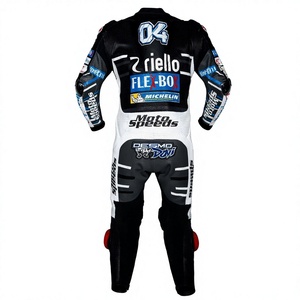 Traje de Carreras MotoCP de Cuero de Canguro/Vaca Personalizado Andrea Dovizioso Rucati, Traje Profesional de Triple Costura - Product Image 2