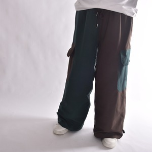 Pantalones Cargo Unisex con Bloques de Color, Impermeables, con Cierre de Cordón, de Poliéster y Algodón, para Esquí y Nieve para Adultos - Product Image 1