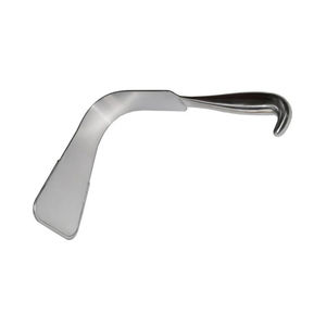 Retractor Abdominal de Hoja Flexible con Curva Fuerte y Mango Fijado, Retractor Quirúrgico Ortopédico de Acero Inoxidable, Instrumento Médico - Product Image 1
