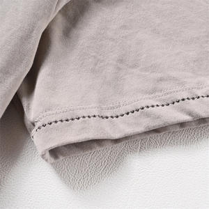 T-shirts tendance avec logo en relief, impression personnalisée, t-shirts en coton pour hommes, broderie 3D - Product Image 5