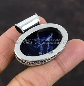 Anillo de plata de sodalita natural, joyería hecha a mano de Plata de Ley 925, anillo de piedras preciosas de sodalita de plata, regalo del Día de San Valentín - Product Image 2