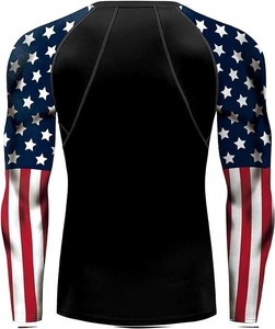 <b>Custom</b> Logo Factory Made <b>Compression</b> <b>Shirt</b> Long Sleeve Plain Fitness Rash Guard <b>Custom</b> <b>Design</b> 100% Polyester Rash Guard For Men - Product Image 6