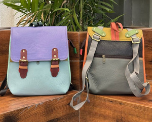 Mochila superventas 2025, mochila convertible de cuero reciclado multiusos 2 en 1 de moda para mochila escolar Unisex y bolsos cruzados - Product Image 5