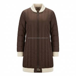 Women's Warm Long Quilted Puffer <b>Coat</b> Lightweight <b>Winter</b> Belted Jacket Premium Insulated Outerwear OEM Manufacturer - Product Image 1