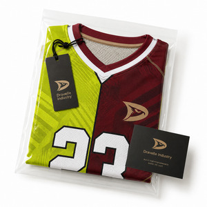 Maillot de sport unisexe personnalisé de qualité tournoi, sublimé, respirant, en maille, séchage rapide, anti-odeur, haute performance - Product Image 4