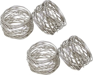 Elegante y Duradero Juego de Anillos para Servilletas de Aluminio Ecológico, Accesorio Moderno para la Mesa, Ideal para Restaurantes, Bodas, Banquetes y Cenas en Casa - Product Image 5