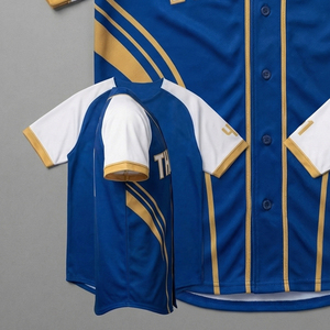 Camiseta de béisbol sublimada al por mayor con gráficos personalizados, colores vibrantes, malla transpirable para clubes y ligas de béisbol - Product Image 4