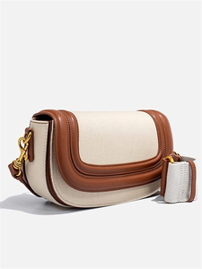 Sac bandoulière femme en forme de coquille, en cuir PU, avec boucle réglable, fermeture à fermoirs, style minimaliste, ferrures dorées, grande taille - Product Image 4