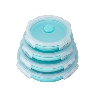 Portable Silicone Folding Bowl Food Grade Outdoor Picnic Preservation Box Travel Preservation Instant Noodle Bowl Extendable - Product Image 6