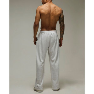 Men's Solid Color <b>Drawstring</b> Waist Pants Loose Fit Straight Leg Casual Comfort <b>Trousers</b> - Product Image 2