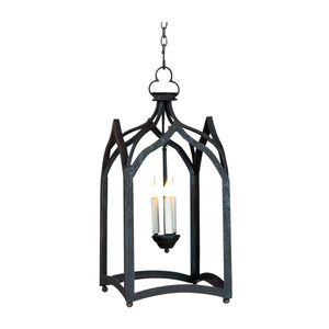 Farol de metal ecológico para velas, farol decorativo hecho a mano, decoración para el hogar interior/exterior - Product Image 1