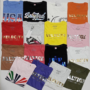 Lote de camisetas de verano 2026 para mujer con cuello en V, suaves, transpirables, de mezcla, envío rápido, hechas en Bangladesh, de algodón, para dama, $1.2 - Product Image 1