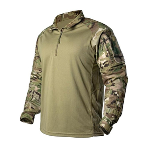 Camisas Tácticas de Camuflaje Negro al por Mayor 2026 para Hombre, de Poliéster y Algodón, Manga Larga, Transpirables e Impermeables - Product Image 2