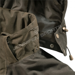 Chaquetas de Caza para Hombre, Personalización OEM, Invierno, Sólidas, Transpirables, 100% Algodón, Chaqueta de Lona - Product Image 4
