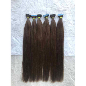 Oferta Increíble en Productos de Primera Calidad 100% Naturales Color Temple No # Extensiones de Cabello Humano Liso en 4 Tiras a un Precio Excepcional - Product Image 1