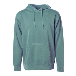 Sudadera con Capucha de Algodón Orgánico de Peso Medio, Estilo Casual y Elegante para Jóvenes, 100% Teñida con Pigmentos, Bordada, Suave, Resistente, Diseño Sólido para Invierno - Product Image 6