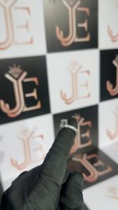 Anillo de Plata de Ley 925 con Corte Esmeralda y Diamante Moissanita, Precio al por Mayor, Anillo Solitario para Mujer, Joyería Fina - Product Image 5