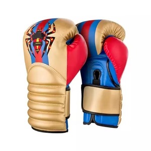 Gants de boxe de qualité supérieure, noirs néon, pour l'entraînement, gants professionnels d'arts martiaux, gants de combat en cuir, gants de Muay Thai pour hommes - Product Image 6