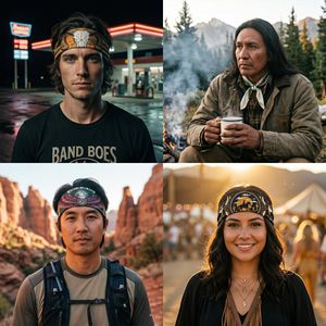 High Quality Cotton Paisley <b>Bandana</b> 23x23 Inch Soft Breathable Fabric Comfortable Durable Long Lasting Daily Wear <b>Bandana</b> - Product Image 4