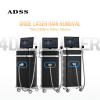 Machine d'épilation de laser de diode de puissance élevée