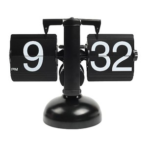 Bamboo <b>Flip</b> Desk <b>Clock</b> White Modern Contemporary Wholesale India - Product Image 2
