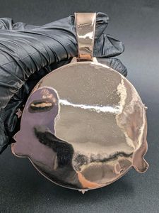 Colgante de Plata 925 con Baño de Rodio, Diseño Personalizado de Horizonte Urbano, Estilo Hip Hop, Lujoso, con Moissanita y Pavé - Product Image 5
