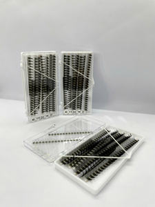 Extensiones de Pestañas Premade en Abanico de Cachemira con Base Puntiaguda, 1000 Abanicos Sueltos en Caja, Curva C-DD, Extensiones de Pestañas de Marca Privada - Product Image 2