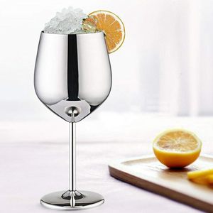 Verres à vin en acier inoxydable sans BPA, incassables, réutilisables, avec pied, pour la maison, les fêtes, les mariages, les hôtels et les restaurants - Product Image 2