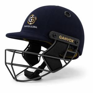 Casco de Cricket Ligero GANVOX GLOBAL, Color Azul Marino, Protector Facial de ABS, Accesorio Deportivo para Partidos, para Todas las Estaciones - Product Image 2