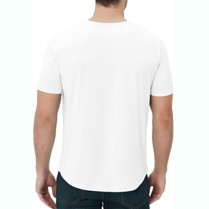 เสื้อยืดสตรีทแวร์ผู้ชาย ออกแบบเองได้ ขนาดตามสั่ง ผลิตจากผ้าฝ้าย 100% ผลิตจากโรงงาน เสื้อยืดผู้ชายแห้งเร็วสำหรับขาย - Product Image 4