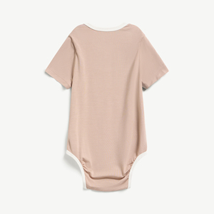 Body de Bebé de Manga Corta con Broches de Presión, Modal y Spandex, para Recién Nacidos, Unisex, ODM Vietnam - Product Image 2