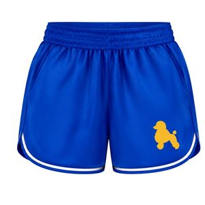 กางเกงขาสั้นออกกำลังกายสำหรับผู้หญิง Sigma Gamma Rho สีน้ำเงินรอยัล ลายตัวอักษรกรีก เหมาะสำหรับการฝึกซ้อมกีฬา วิ่ง และออกกำลังกายที่ยิม สามารถสั่งทำได้ตามแบบที่ต้องการสำหรับชมรมนักกีฬาหญิง - Product Image 1