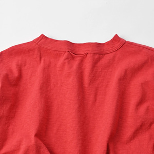 Camiseta Oversize para Hombre, de Algodón Liso, Ajuste Holgado, Estilo Vintage con Lavado Ácido, Minimalista, Streetwear, Verano - Product Image 6