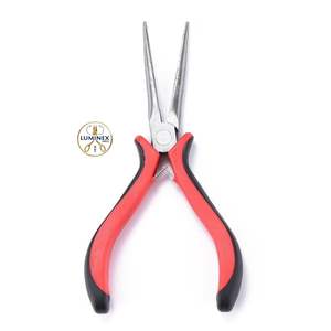 1 pieza Alicates de joyería de acero al carbono de punta larga (Alicates de punta fina) color bronce pulido 150mm 1 pieza - Product Image 5