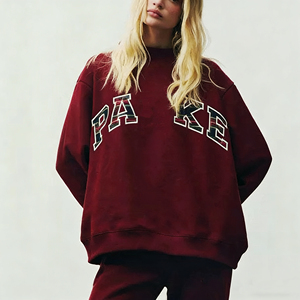 Women's Embroidery Color Block Letter Cotton Sweatshirt Mockneck <b>Long</b> <b>Sleeve</b> Pullover <b>Tops</b> - Product Image 1