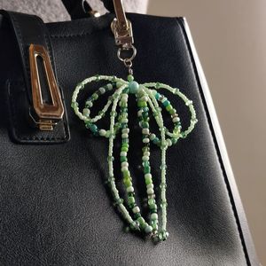 Llavero Moderno Hecho a Mano con Cuentas Bordadas, Llavero de Lujo Adornado con Cuentas para Mujer - Product Image 6