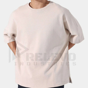 เสื้อยืดผู้ชายแบบสั่งตัดทรงหลวม 220 GSM ผ้าเจอร์ซีย์คอตตอน 100% คุณภาพพรีเมียม ทนทาน แห้งเร็ว ระบายอากาศดี ไม่เป็นขุย สวมใส่สบาย - Product Image 5