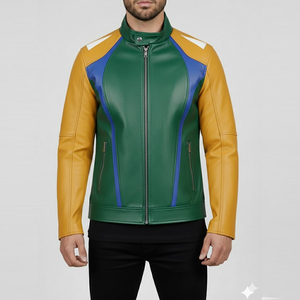 Nonwoven Leather <b>Jacket's</b> Genuine Leather Sheepskin <b>Shearling</b> Decoration Winter Latest Winter Season <b>Bomber</b> Winter <b>Jacket</b> Men - Product Image 1