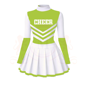 Uniformes de Animadoras Personalizados con Logotipo OEM, Tallas Grandes, Ropa de Práctica para Niñas, Jóvenes y Mujeres, Vestidos, Faldas y Disfraces - Product Image 1