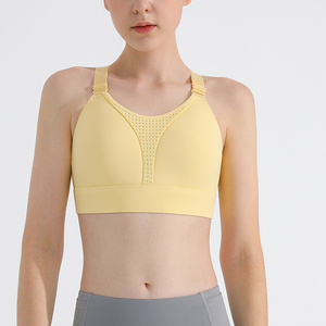 Sujetador deportivo de yoga de alta sujeción para mujer, transpirable, con doble tirante, de secado rápido y tallas grandes - Product Image 6