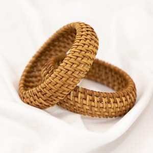 Pulseras de ratán para mujer, accesorio de verano, brazalete de bajo precio, brazalete tejido a mano, pulseras de caña. - Product Image 2