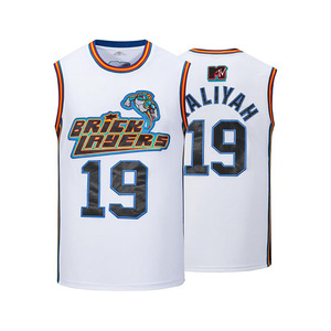 Jerseys 19 Bricklayers Rock N Jock 90s Camiseta de baloncesto Hip Hop para hombre - Product Image 1