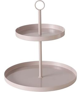 High Arrival Iron Galvanized 2 Tier Wedding Cake <b>Stands</b> Metal Trays Dessert Plates for <b>Tea</b> Party Wedding Birthday Cake - Product Image 1