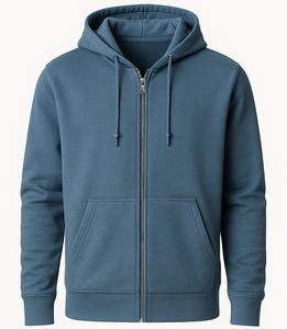 Nouvelle Arrivée Vente en Gros Sweat à Capuche d'Hiver pour Homme de Qualité Supérieure 100% Coton Couleur Unie Décontracté avec Fermeture Éclair Vêtement d'Extérieur pour Adulte - Product Image 1