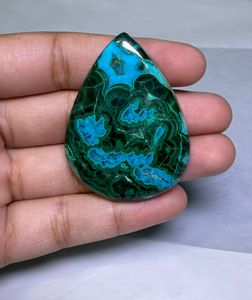 Wholesale Price Natural Chrysocolla <b>Malachite</b> Gemstone High Quality Oval Cut Jewelry Making Green MIX Size - Product Image 1