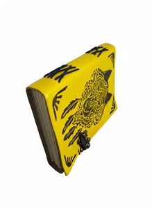 Diario de Cuero Premium con Diseño de Lobo de AAN Overseas Ventures, Diario de Recuerdos con Cierre Metálico, Cuaderno Hecho a Mano para Regalo, para Escribir Recuerdos de Viaje - Product Image 3