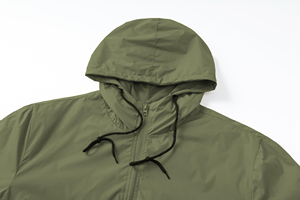 ELEGANT CORPORATION Men's Windbreaker <b>Jacket</b> Casual Winter Wear Stand Collar Zipper Front Solid Color <b>Slim</b> <b>Fit</b> Regular Length - Product Image 2
